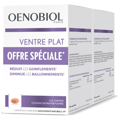 OENOBIOL Femme 45+ Ventre Plat - Réduit les gonflements