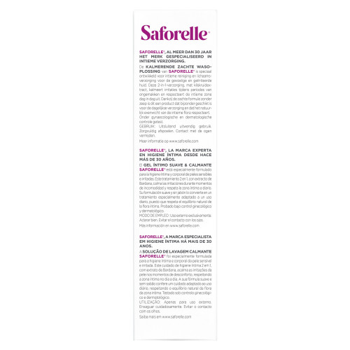 Saforelle Soin Lavant Doux 1000ml - Apaise et Nettoie