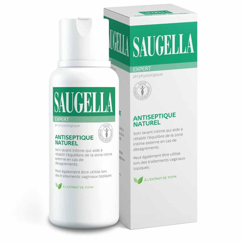 Saugella Antiseptique Naturel 250mL - Soulage Irritations