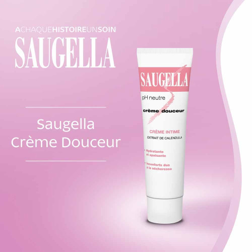 Saugella Crème Douceur 30mL - Apaise Irritations Femme