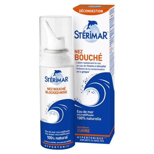STERIMAR Hypertonique Cuivre 100mL - Décongestion Nasale