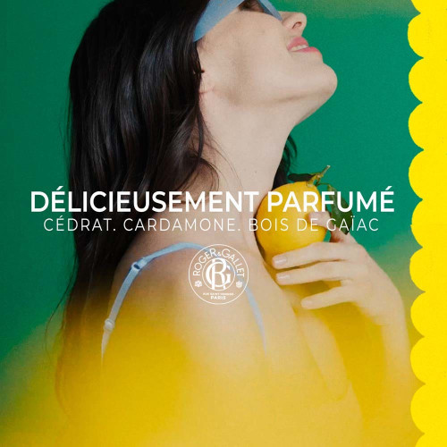 Gel Douche Energisant Cédrat ROGER & GALLET 200mL - Agrumes Pétillants