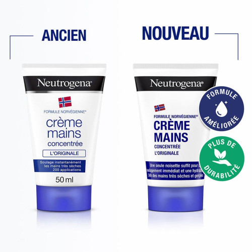NEUTROGENA Crème Mains Parfumée 2x50mL - Douceur Extrême