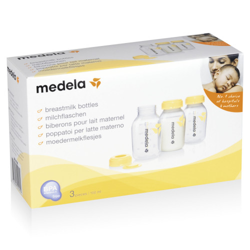 MEDELA Biberons Lait Maternel 150mL - Sûrs et Flexibles