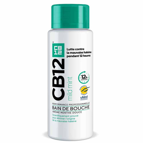 CB12 Mild Bain Doux 250mL - Fraîcheur et Prévention Caries