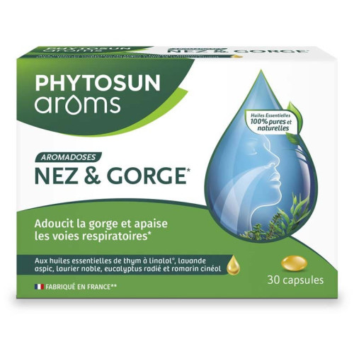Phytosun Aroms Aromadoses Nez Gorge 30 Capsules - Voies Respiratoires