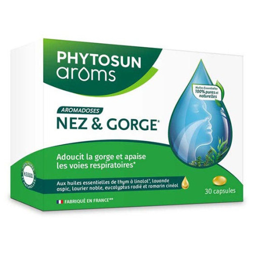 Phytosun Aroms Aromadoses Nez Gorge 30 Capsules - Voies Respiratoires
