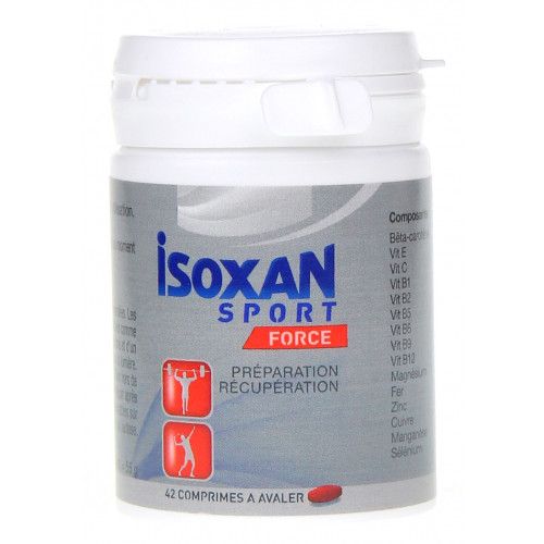 ISOXAN Sport Force 42 Comprimés: Réduit Fatigue, Booste Récupération