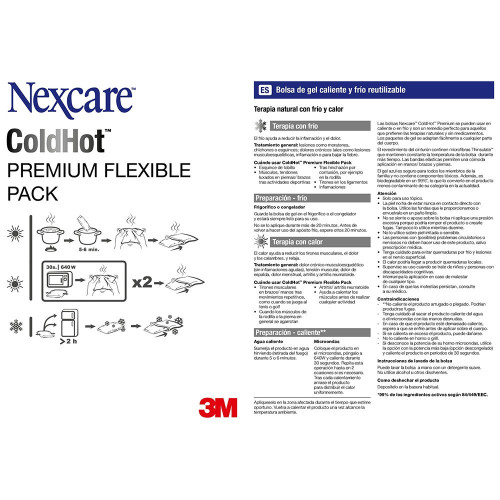 3M Nexcare ColdHot 11x23.5cm - Thérapie Flexible Réutilisable