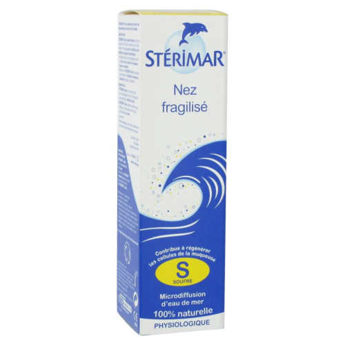 STERIMAR Soufre Nez Fragilisé 100mL - Soin ORL Bébé Adulte