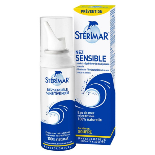 STERIMAR Soufre Nez Fragilisé 100mL - Soin ORL Bébé Adulte