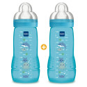 MAM Biberons 2eme Age Cirque 330mL - Anti-colique, Autostérilisant