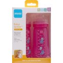 MAM Biberons 2eme Age Candy Pink Clearline 660mL - Anti-colique