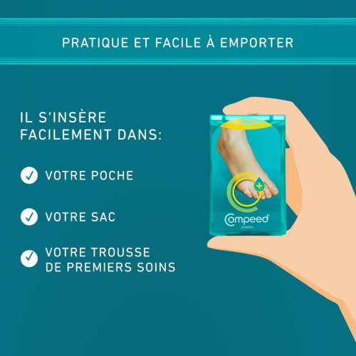 Compeed Pansement Cors Hydratant 6 pièces - Soulage et Protège