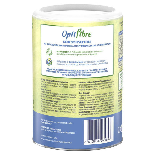 NestléHealthScience Optifibre 125g - Soutient le Transit Intestinal