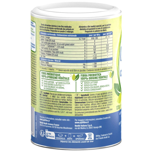 NestléHealthScience Optifibre 125g - Soutient le Transit Intestinal