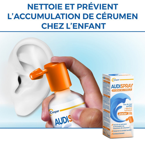 DIEPHARMEX AUDISPRAY Junior 25mL - Hygiène Auriculaire Naturelle
