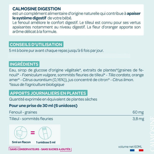 Calmosine Digestion Bio Laudavie 100mL - Confort Digestif Naturel
