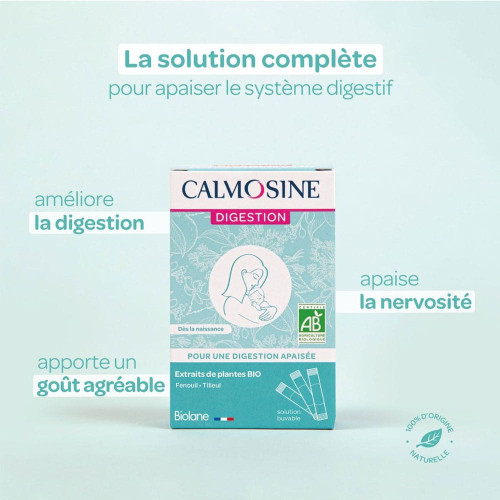 Calmosine Digestion Bio LAUDAVIE 12 Dosettes - Confort Digestif