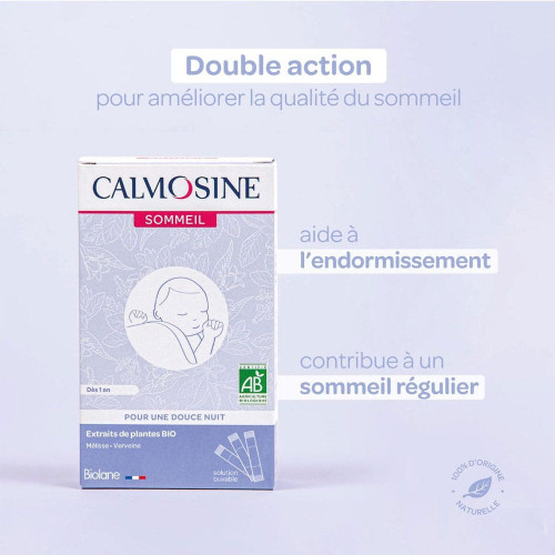 LAUDAVIE CALMOSINE Sommeil Bio 14 Dosettes - Nuits paisibles
