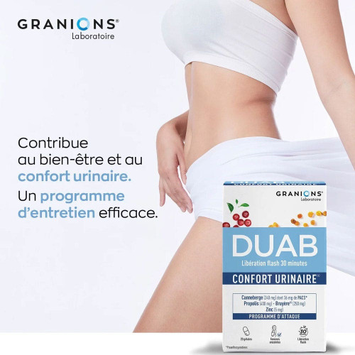 Nutrivercell Duab 20 Gélules - Protection Urinaire Efficace