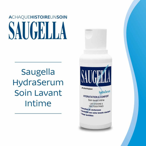 Saugella HydraSerum 200mL - Soulage Sécheresse Intime