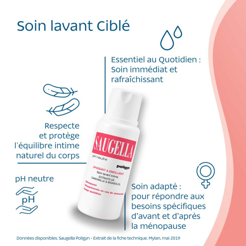 Saugella Poligyn 500mL - Hygiène Intime Douce -30% 2e Flacon