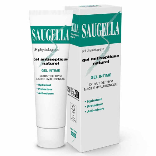 Saugella Gel Antiseptique Naturel 30mL - Protection Intime Naturelle