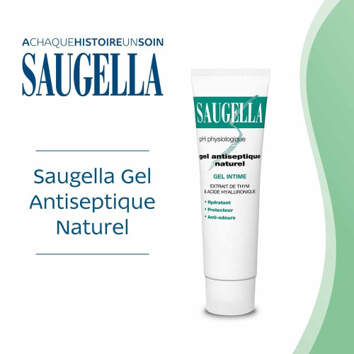 Saugella Gel Antiseptique Naturel 30mL - Protection Intime Naturelle