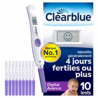 Clearblue Test Ovulation 10 unités - Résultats Digitaux