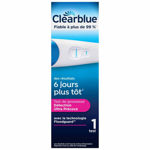 Clearblue Early Test Grossesse 1 Test - Détection Précoce 99% Précis