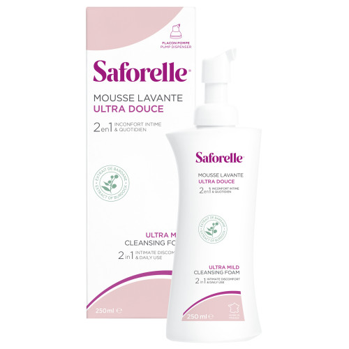 Saforelle Mousse Lavante 250mL - Douceur et Apaisement Quotidien