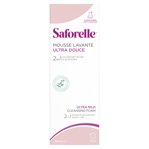Saforelle Mousse Lavante 250mL - Douceur et Apaisement Quotidien
