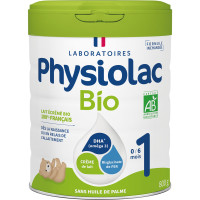 GALLIA Physiolac BIO 1er âge 800g - Alimentation Bio dès Naissance