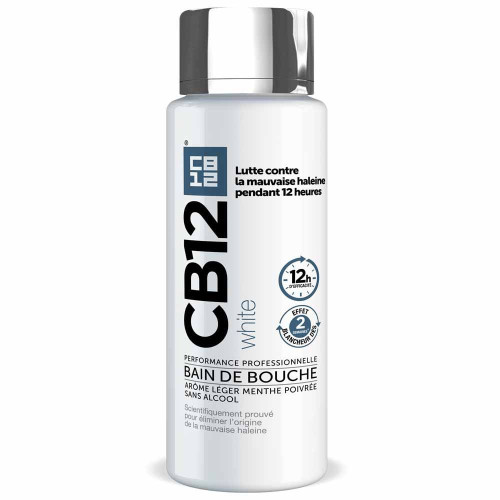 OMEGA PHARMA CB12 White 250mL - Haleine fraîche et dents blanches