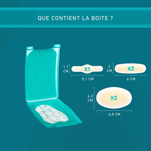 COMPEED Ampoules Assortiment 5 Pansements - Soulagement rapide sur