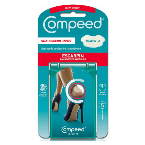 COMPEED Ampoules Plante Pied 5 Pansements - Soulagement Rapide sur