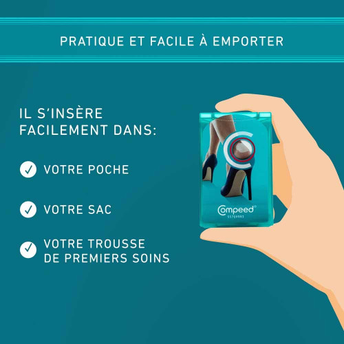 COMPEED Ampoules Plante Pied 5 Pansements - Soulagement Rapide sur