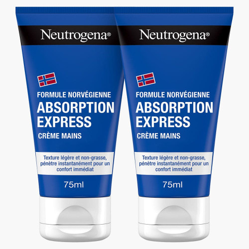 Absorption Express Crème Mains Lot de 2x 75ml