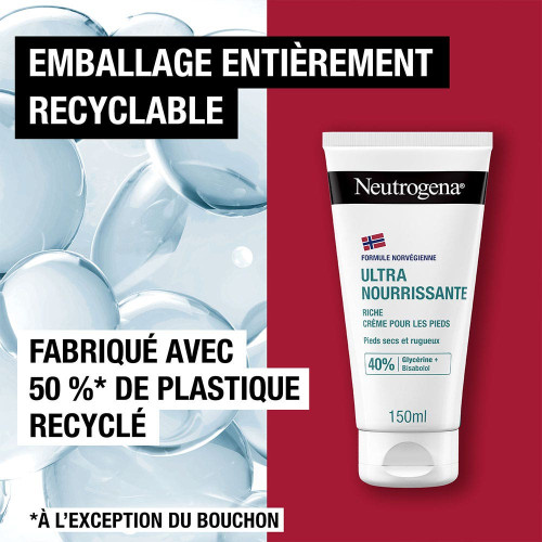 Neutrogena Crème Pieds Nutrition Intense 150ml - Hydratation Profonde