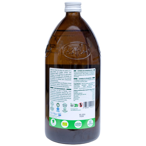 Pur Aloé Jus d'Aloe Vera Bio 1000ml - Bienfaits naturels sur