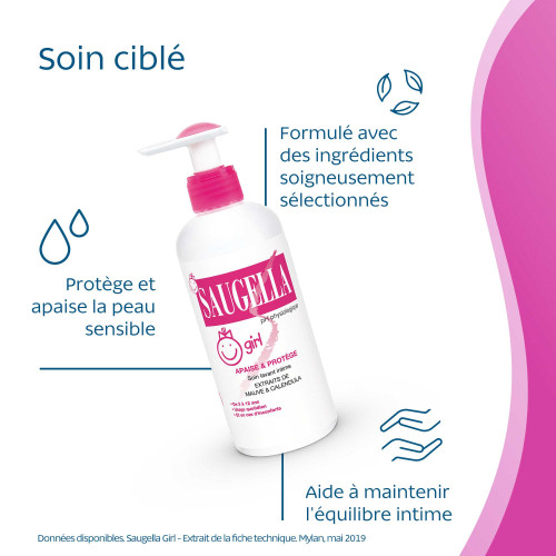 Saugella Girl 2x200ml - Hygiène Intime Douce et Naturelle