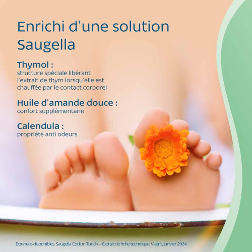 Saugella Cotton Touch 16 Tampons Super Confort Parapharmacie