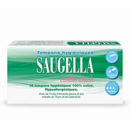 Saugella Cotton Touch 16 Tampons Normal - Confort et Protection