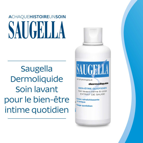 Saugella Dermoliquide 500ml - Soin Douceur Quotidien sur