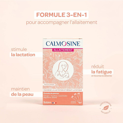 LAUDAVIE Calmosine Allaitement 14D - Favorise Bien-être Maman