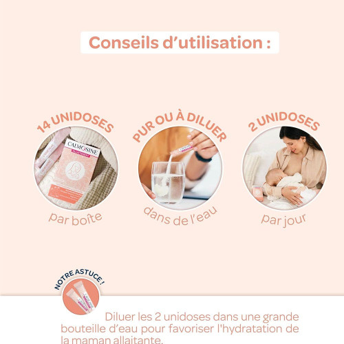 LAUDAVIE Calmosine Allaitement 14D - Favorise Bien-être Maman