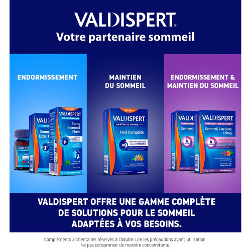 Valdispert Mélatonine 1mg 30 Capsules - Aide à l'endormissement