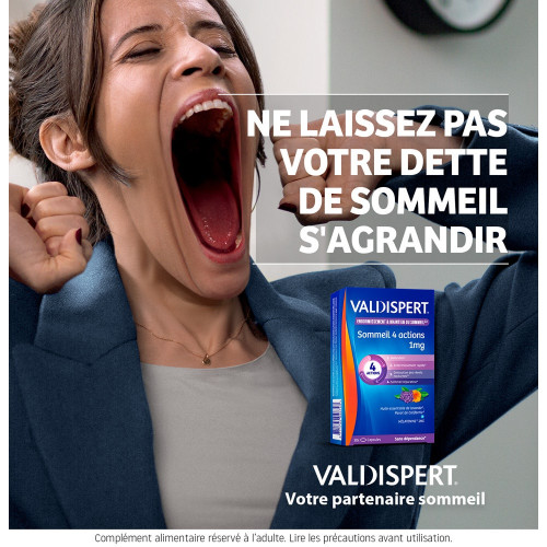 Valdispert Mélatonine 1mg 30 Capsules - Aide à l'endormissement