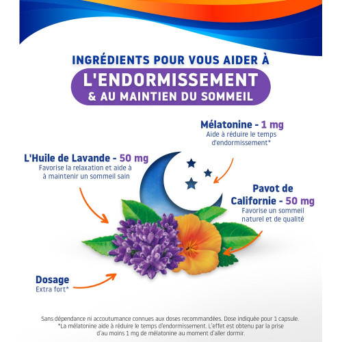 Valdispert Mélatonine 1mg 30 Capsules - Aide à l'endormissement